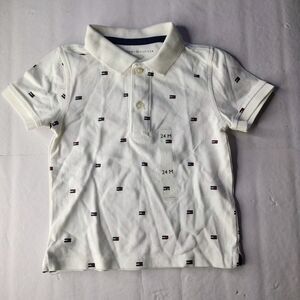Polo Shirt White  by Tommy Hilfiger size 24 MONTHS